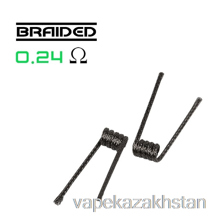 Vape Smoke Wotofo Comp Wire - Prebuilt Coils 0.24ohm Braided - Pack of 10